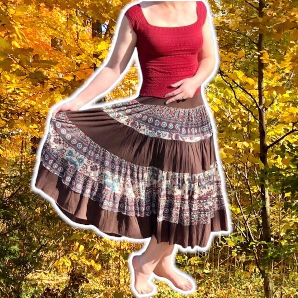 y2k Peasant Skirt Boho Bundle
